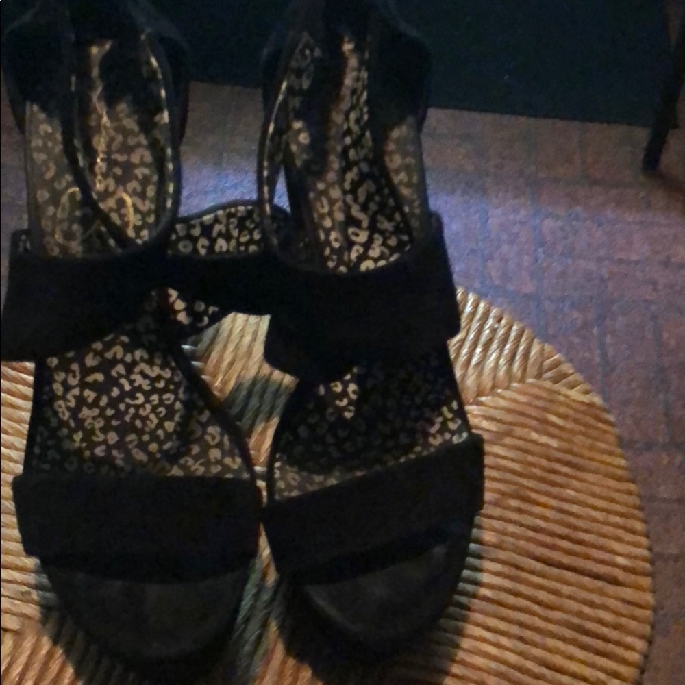 Black Jessica Simpson Wedges Size 7.5
